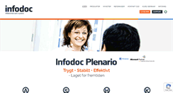 Desktop Screenshot of infodoc.no