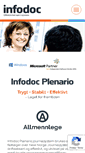 Mobile Screenshot of infodoc.no